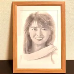 女優画12額装品 額縁寸法33cm×24cm パステル、水彩、色鉛筆画 - メルカリ