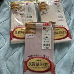 GUNZE 良質綿100% 下着 Lサイズ 3枚セット　ショーツ