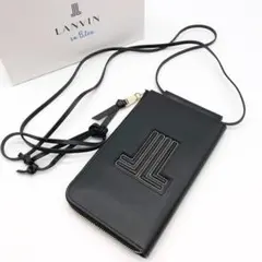 【未使用級✨️箱付き 】 LANVIN en Bleu スマホショルダー バッグ
