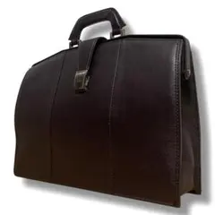 希少色　カルバンクライン　ダレスバッグ　A4収納可　大容量　レザー　パープル