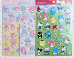 ペタペタシール　サンリオ　マイメロディ　リトルツインスターズ　新品　まとめ売り