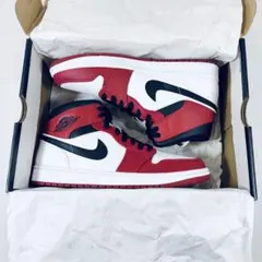 希少 Nike Air Jordan 1 Mid Chicago ナイキ シカゴ