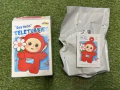 テレタビーズ　 "Say Hello" ぬいぐるみペンダント　ポー　赤