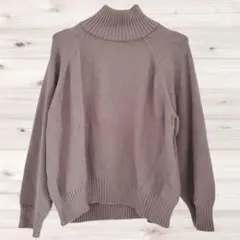 B1954 センスオブプレイスバイ ニット 長袖セーター(F) シンプル 無地