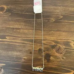 ROXY チェーンネックレス　 ロゴ　ブルー ☆新品未使用品⭐︎のサムネイル