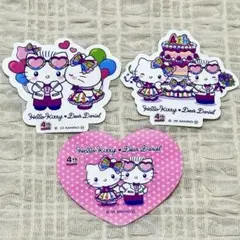 サンリオ キティ ダニエル イオン 限定 コラボ ステッカー シール アイイオン