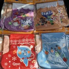 ファンタキャラクターソックス巾着オ-ナメント全4種x2セット