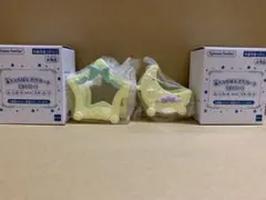 신품 미사용 品 シルバニア 赤ちゃんほしぞらカート イエロー スター ムーン2点