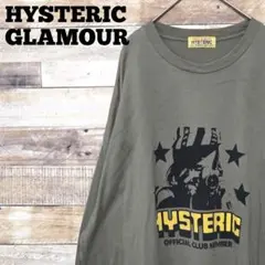 【美品】HYSTERIC GLAMOUR 長袖Tシャツ カメラガール カーキのサムネイル