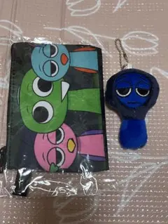 スプランキージェビンぬいぐるみマスコットとスプランキーポーチのセット