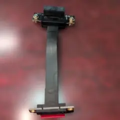 PCI-E延長ケーブル 1X to 1X オス-メス90°to90° 10cm②
