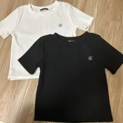 新品未使用 バースデイ リブトップス ショート丈Tシャツ 140 2点セット