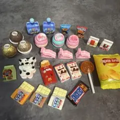 お菓子系♡立体デコパーツセット26個