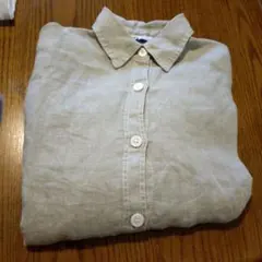 ZARA　ザラ　新品　シャツ　リネン　麻　長袖　夏服　レディース　ショート丈のサムネイル