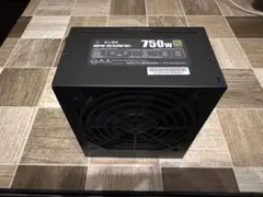 玄人志向STANDARDシリーズ80PLUSGOLD750Wフルプラグイン