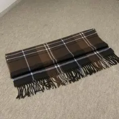 ⚫︎ブラウンチェックマフラー