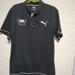 PUMA ゴルフウェア ポロシャツ ブラック L
