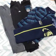 キッズ☆140 5点まとめセット　adidas　ユニクロ　学校に