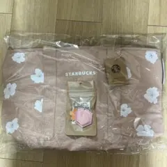 STARBUCKS 2025 桜 トートバッグ & レザーキーホルダー セット