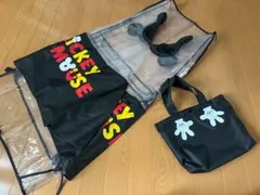 ミッキーマウス レインコート ベビーカーカバー ディズニー