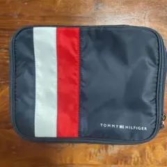 TOMMY HILFIGER 化粧ポーチ トラベルポーチ　ネイビー
