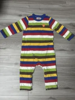 プ*＾様 ミキハウス プッチー君のロンパース ベビー サイズ８０　マルチカラー