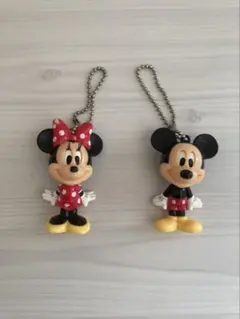 ミッキー ミニー キーホルダー 2個セット