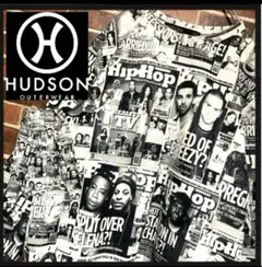 【超希少】HUDSON★総柄☆フォト★HIPHOP☆アーティスト★スウェットのサムネイル