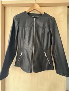 レザージャケット zara