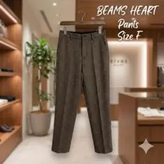【美品】BEAMS HEART ビームスハート 千鳥格子 ストレッチパンツ