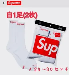 Supreme シュプリーム ヘインズ ソックス 靴下 正規品　新品 白