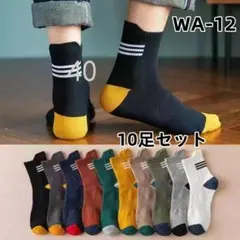 WA12 韓国風 ソックス 10足組くるぶしソックス足の冷えない不思議(5Fs1