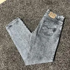 希少 80s Levi's USA製 ブラックジーンズ ヴィンテージデニム