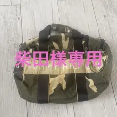 TOMMY HILFIGER 迷彩ドラムバッグ