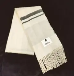 FURLA チェック柄 マフラー カシミヤ100%