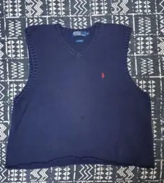 ★Polo by Ralph Lauren ニットベスト ネイビー XXL