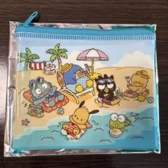 スシロー×はぴだんぶい　はぴなついぇい　コラボ限定ファスナーポーチ　集合