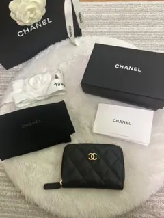 CHANEL ブラック コインケース