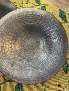 美品　有田焼陶悦窯　晶内銀塗り5.5 反鉢　2枚セット