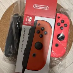 【新品未使用｝Switch ジョイコン(R)ネオンレッド