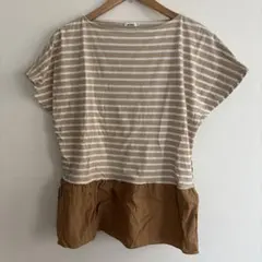PAIR MANON 半袖ストライプTシャツ Lのサムネイル