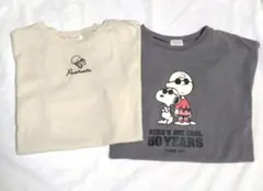サイズ130 PEANUTS Tシャツ 2枚セットのサムネイル