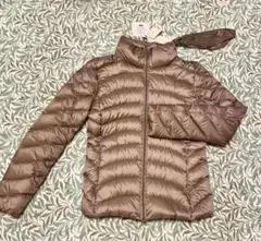 新品未使用　S UNIQLO ウルトラライト　ダウン　ジャケット　ユニクロ　モカ