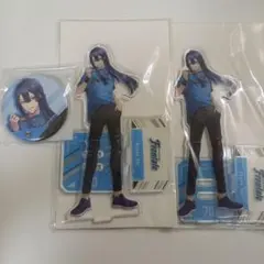 にじさんじ　長尾景　缶バッジ&アクリルスタンド