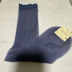 チュチュアンナ　透け感　シースルー　ソックス　ブルーのサムネイル