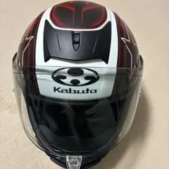Kabuto フルフェイスヘルメット スモークミラーシールド付き、インカム