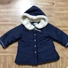 キムラタン　アウター　女の子　80センチ　フード取り外し可能