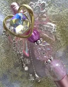 カスタムボールペン«No.434»ピンク リボン ハート フラワー キラキラ