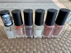 Nail Holic ネイルポリッシュ　6本セット　トップコート付き