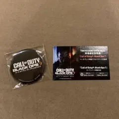 TGS 2025 call of duty BLACK OPS7 缶バッジ